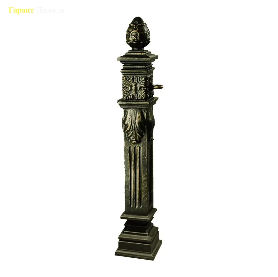 Столбик для ограды с шишкой 0,7
